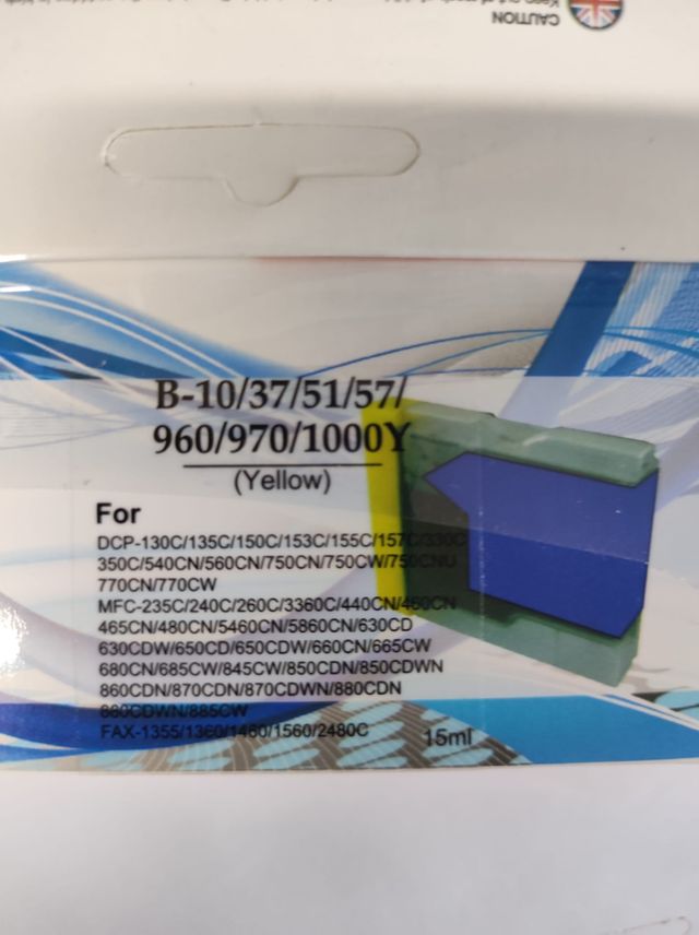 Tinta Brother B-10/37/51/57/960/970/1000