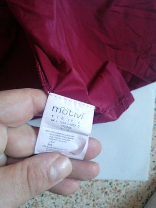 Vestito monospalla bordeaux Tg L