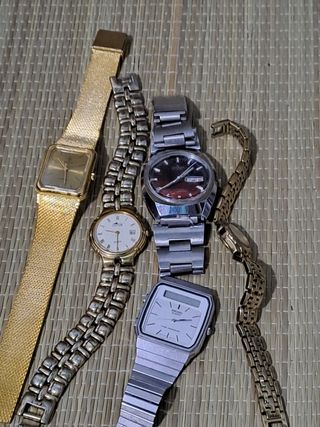 Lote relojes vintage para reparar o para piezas 