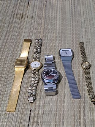 Lote relojes vintage para reparar o para piezas 