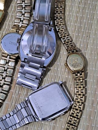 Lote relojes vintage para reparar o para piezas 