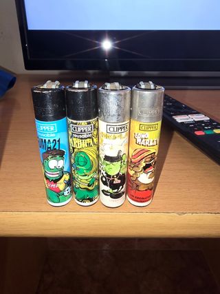 4 Encendedores Clipper Cogollitos