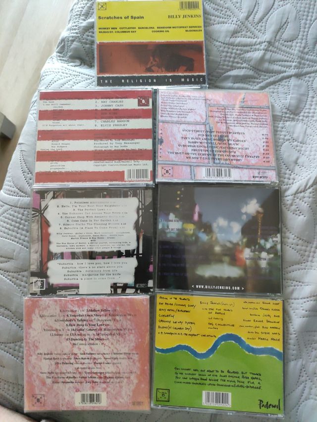 7 CDs Billy Jenkins: Colección