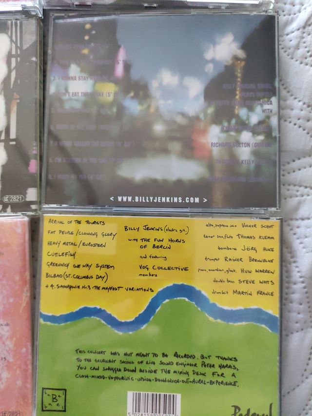 7 CDs Billy Jenkins: Colección