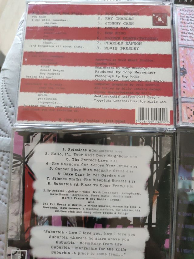 7 CDs Billy Jenkins: Colección