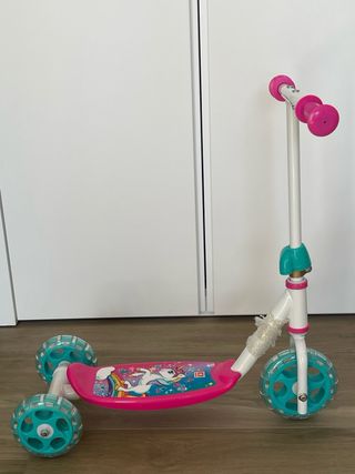Patinete infantil unicornio