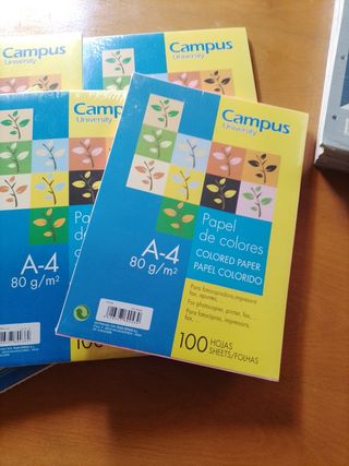 Folios A-4 color Campus x5