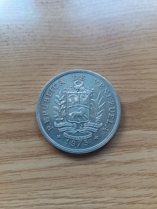 Moneda 50 Bolívares 1975/Cachicamo