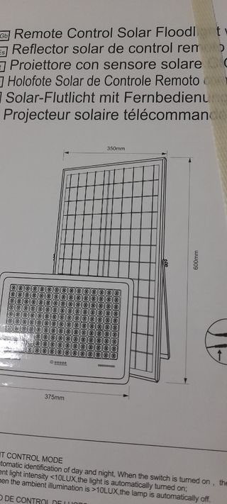 Foco Solar ExtraStor 1850 lúmenes