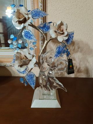 Figura Swarovski Bailarines Flores