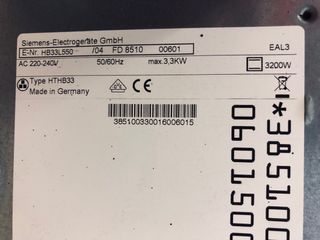 Horno Siemens HB33L550: Recambios