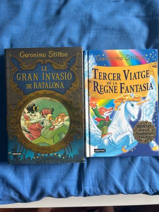 Colección libros Geronimo Stilton en catalán