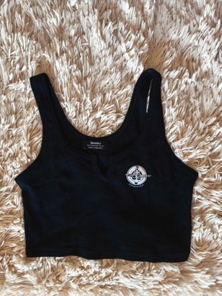Pack de 2 tops tirantes negro y rojo