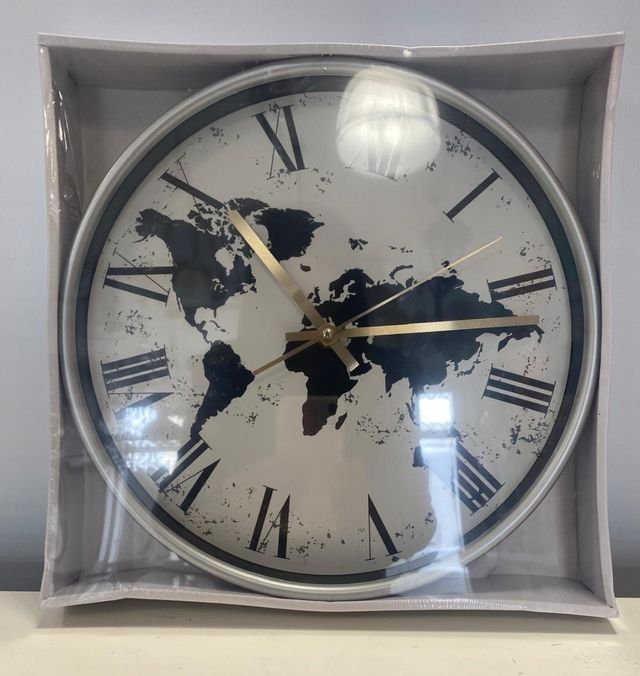 Reloj mundo decorativo