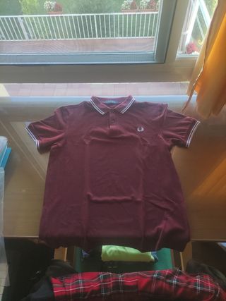 Polo Fred Perry L - Burdeos