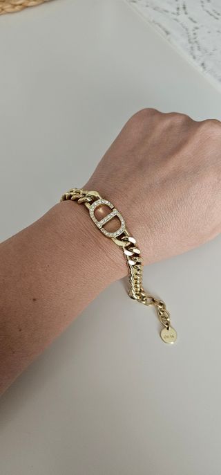 Pulsera Dior dorada