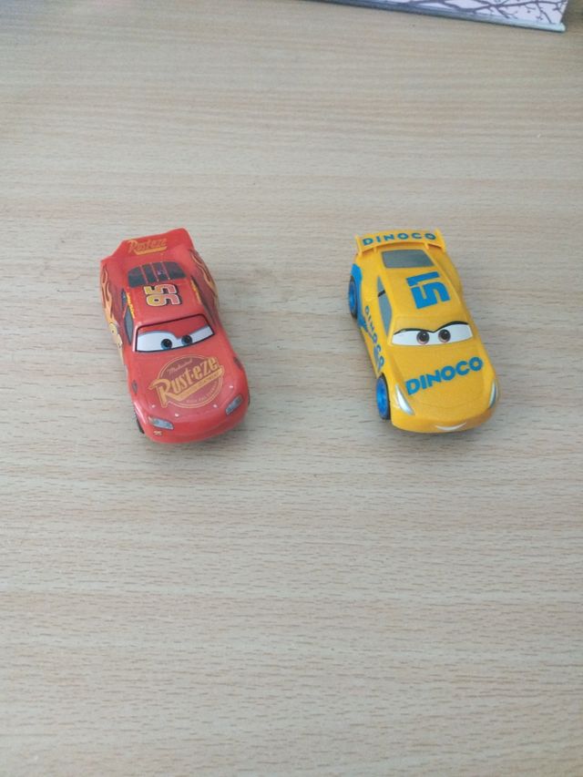 Rayo McQueen y Dinoco Carrera Scalextric