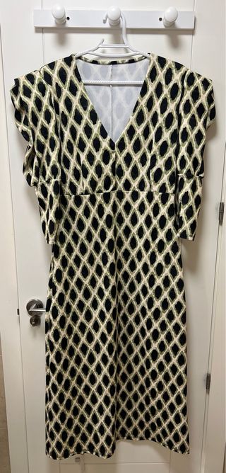 Vestido midi estampado