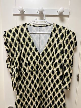 Vestido midi estampado