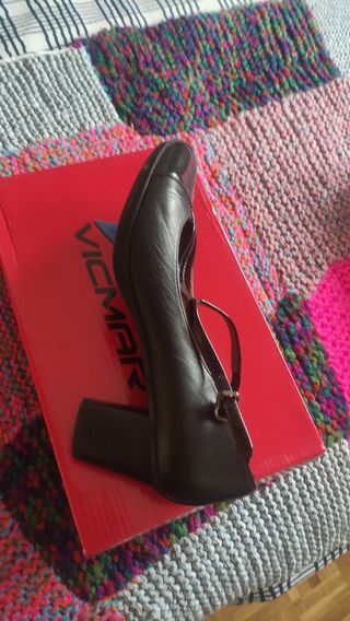 Zapatos Merceditas baile negros