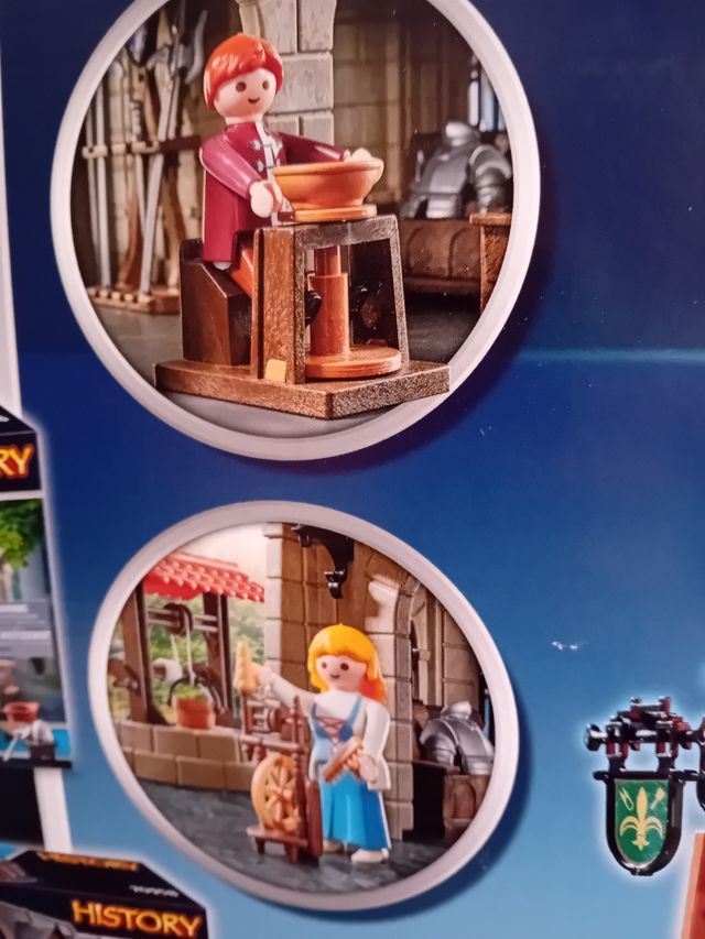 Playmobil casa medieval castillo precint
