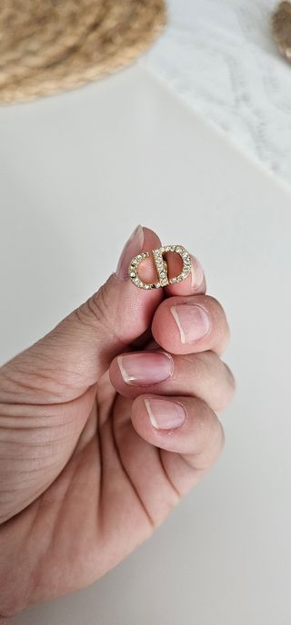 Pendientes CD dorados