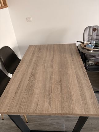 Mesa comedor - madera y metal