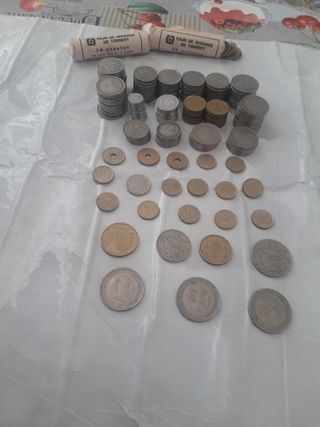 2 Rollos Monedas 50 Peseta
