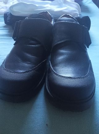 Zapatos niño piel negros para la escuela