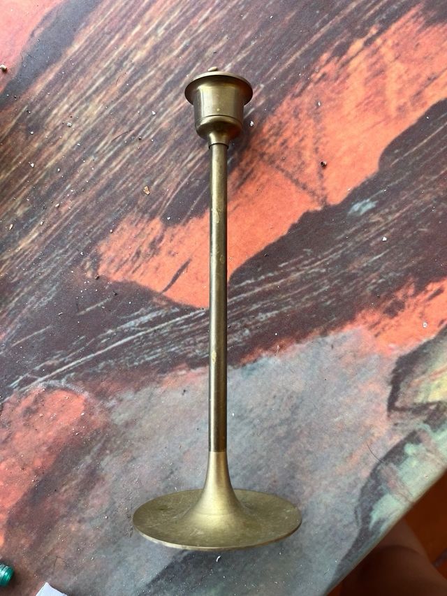 Portavelas latón vintage