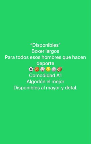 Boxer largos deportivos - algodón