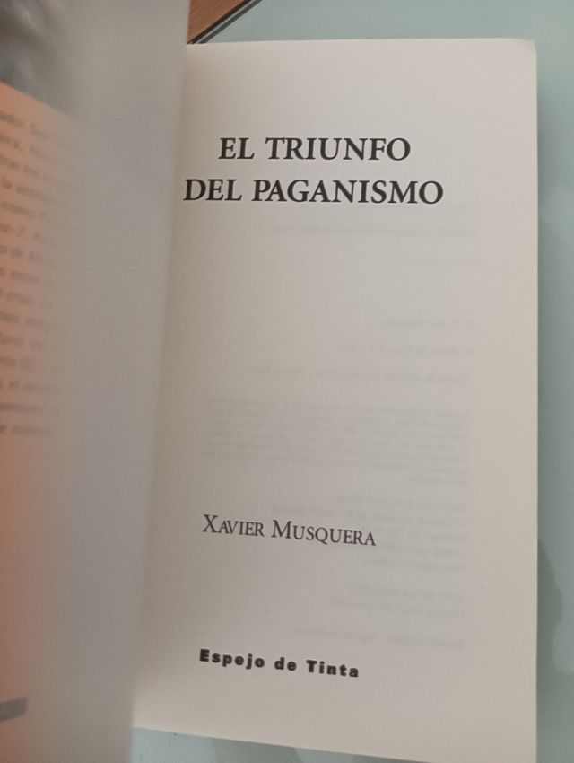 EL TRIUNFO DEL PAGANISMO 