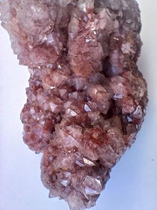 Geoda drusa Cuarzo Rojo