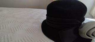 Sombrero mujer negro c/ adorno