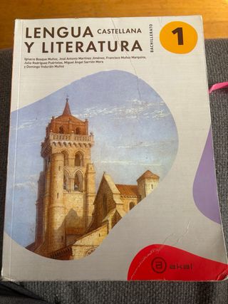 Lengua castellana y literatura, 1 Bachillerato