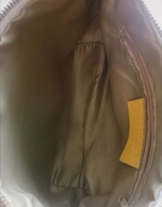 Borsa a spalla bianca e argento