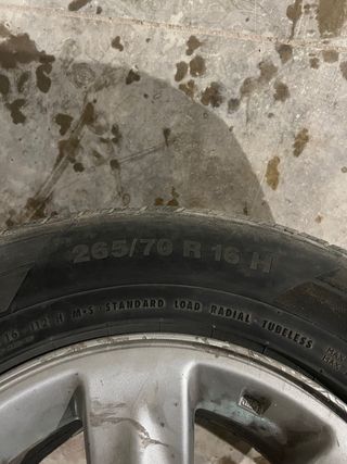 Llantas Nissan Patrol GR 265/70 R16