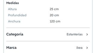 Estante con ganchos IKEA blanco
