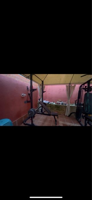 Máquina multifuncional, bici estática + pack muscu