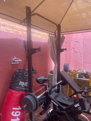Máquina multifuncional, bici estática + pack muscu