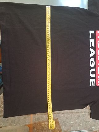 Camiseta negra manga corta PADEL TEAM LEAGUE
