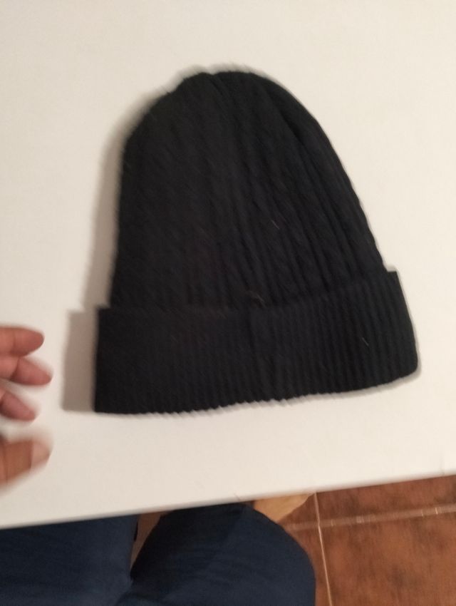 Gorro Betis - Gorro tejido negro.