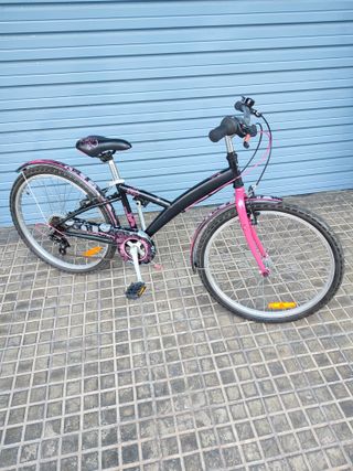 Bicicleta B'Twin  Nature 24 Pulgadas 6 Velocidad