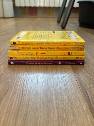 Pack 5 libros Gerónimo Stilton
