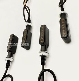 Intermitentes moto led homologados ahumado