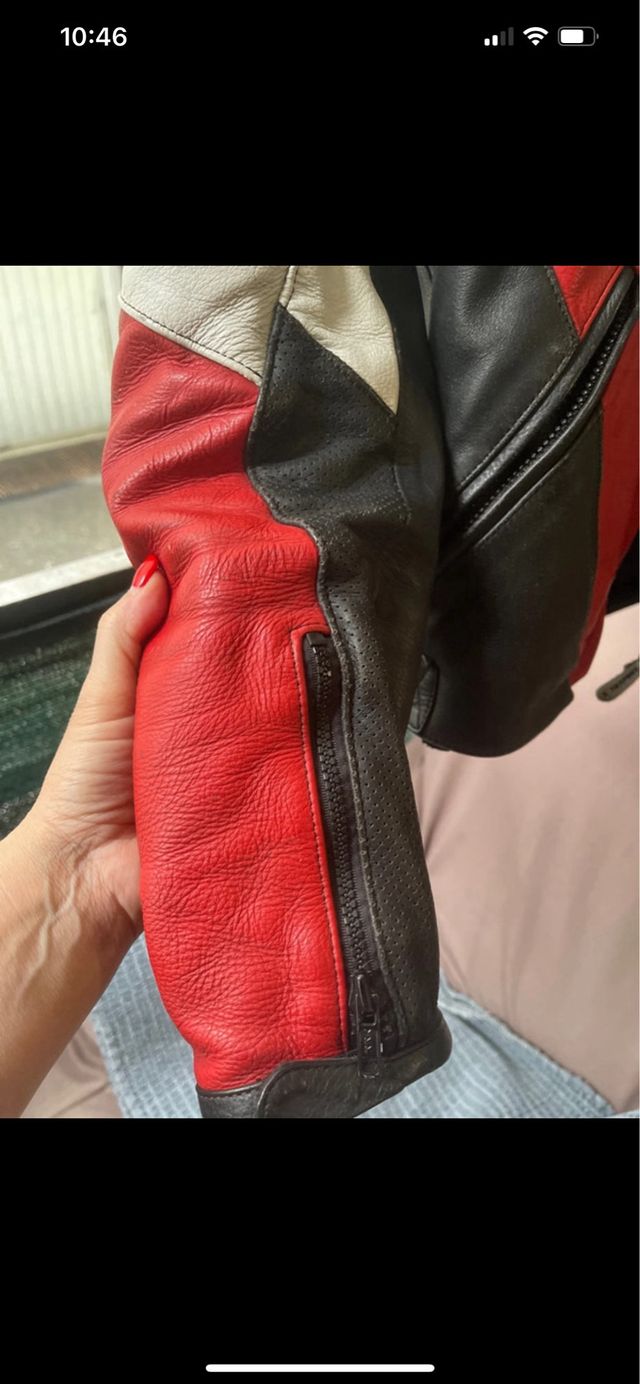 Giacca moto pelle Texport