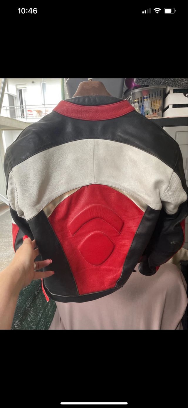 Giacca moto pelle Texport