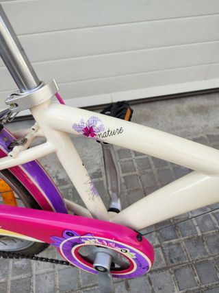 Bicicleta B'Twin Nature Marfil 24 Pulgadas 6 Veloc