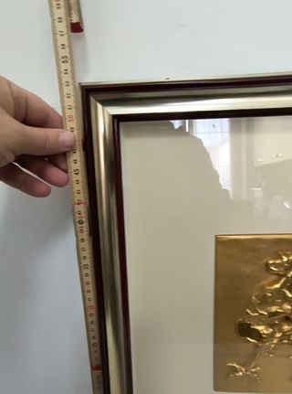 Bassorilievo laminato oro  Minguzzi 