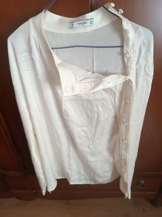 Blusa Mango blanca